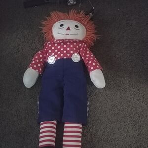 Red and Blue Stuffed Animals Collection